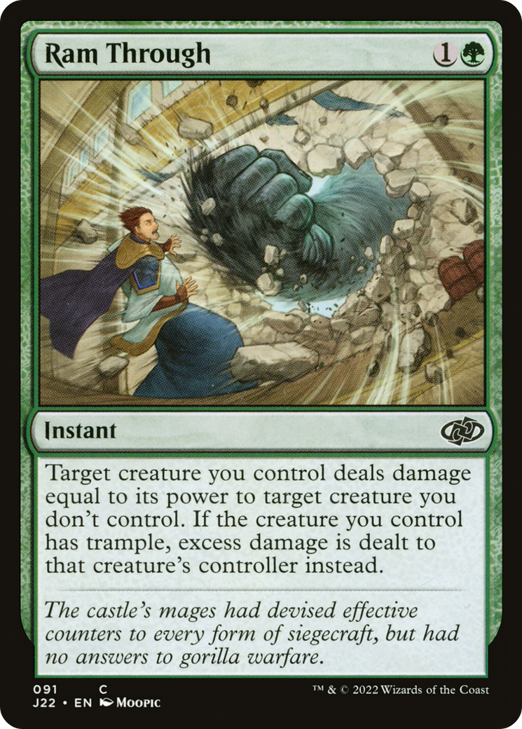 Ram Through (91) [Jumpstart 2022] - Deck Out Gaming