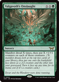 Valgavoth's Onslaught (204) [Duskmourn: House of Horror] foil - Deck Out Gaming