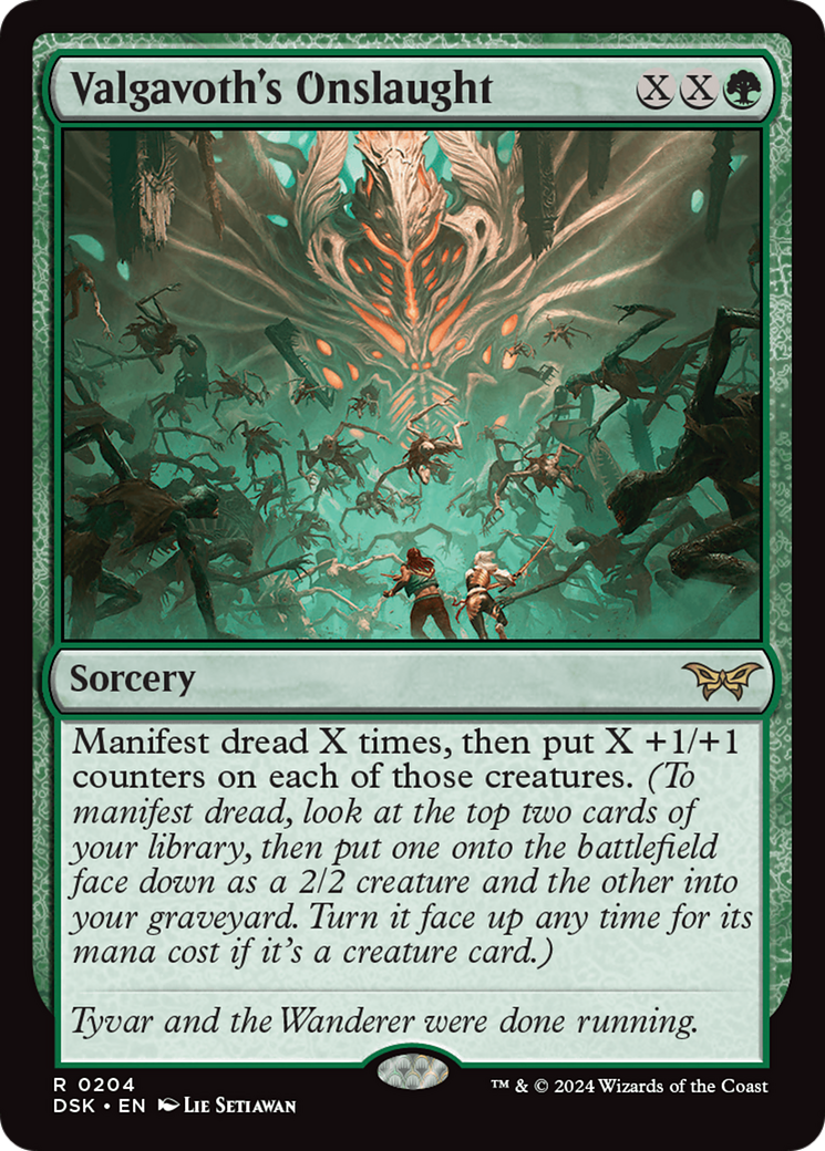 Valgavoth's Onslaught (204) [Duskmourn: House of Horror] - Deck Out Gaming