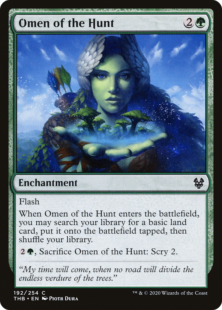 Omen of the Hunt (192) [Theros Beyond Death] - Deck Out Gaming