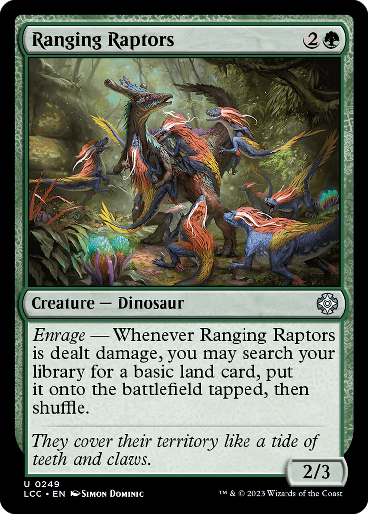 Ranging Raptors (249) [The Lost Caverns of Ixalan Commander] - Deck Out Gaming