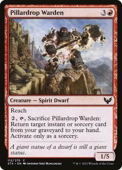 Pillardrop Warden (112) [Strixhaven: School of Mages] - Deck Out Gaming