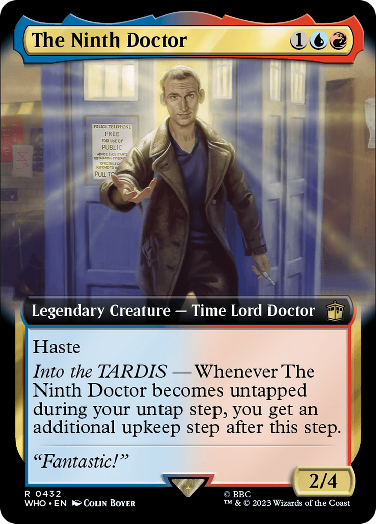 The Ninth Doctor (Extended Art) (432) [Doctor Who] - Deck Out Gaming