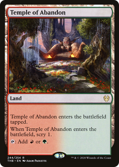 Temple of Abandon (244) [Theros Beyond Death] foil - Deck Out Gaming