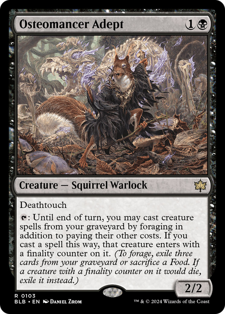 Osteomancer Adept (103) [Bloomburrow] - Deck Out Gaming