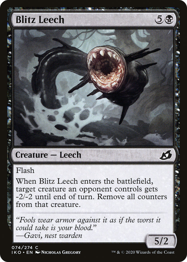 Blitz Leech (74) [Ikoria: Lair of Behemoths] foil - Deck Out Gaming