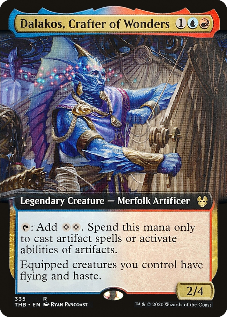 Dalakos, Crafter of Wonders (Extended Art) (335) [Theros Beyond Death] - Deck Out Gaming