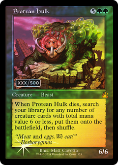 Protean Hulk (Retro Frame) (Serial Numbered) (353) [Ravnica Remastered] foil - Deck Out Gaming