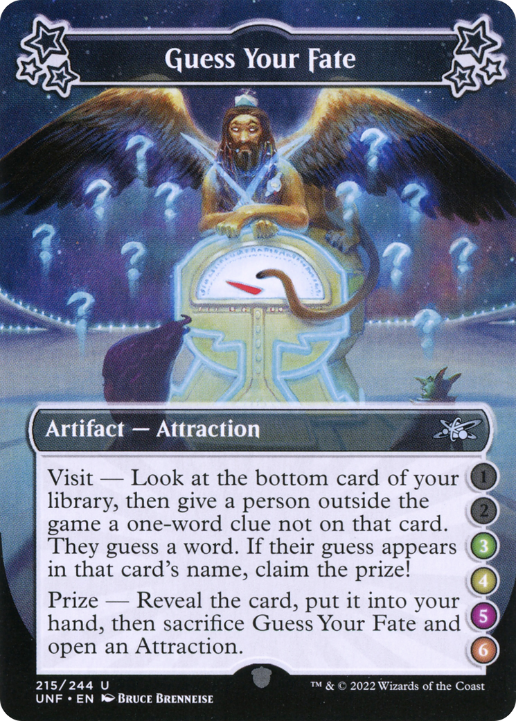 Guess Your Fate (3-4-5-6) (215) [Unfinity] - Deck Out Gaming