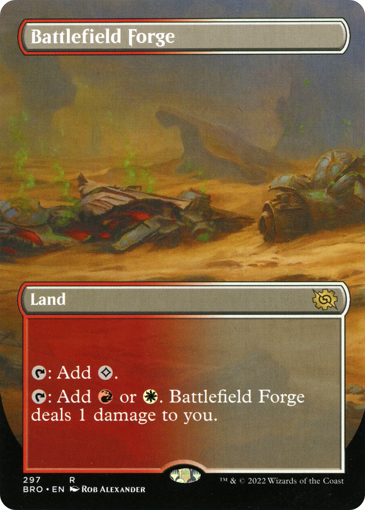 Battlefield Forge (Borderless) (297) [The Brothers' War] - Deck Out Gaming
