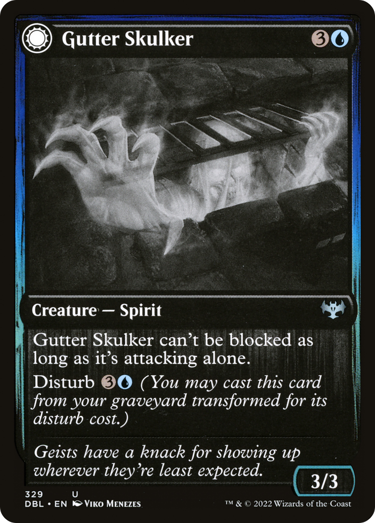 Gutter Skulker (329) [Innistrad: Double Feature] - Deck Out Gaming