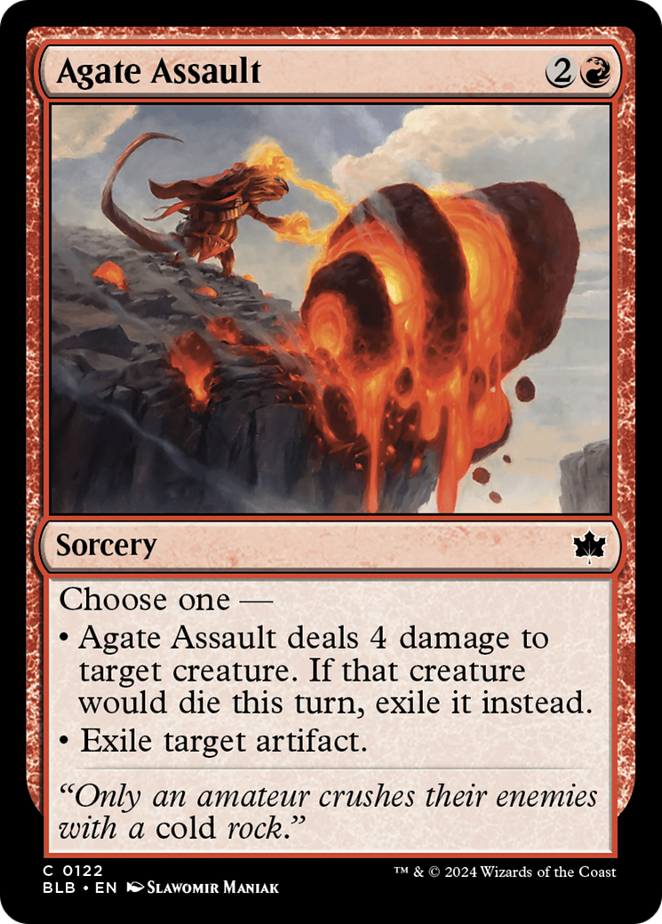 Agate Assault (122) [Bloomburrow] - Deck Out Gaming
