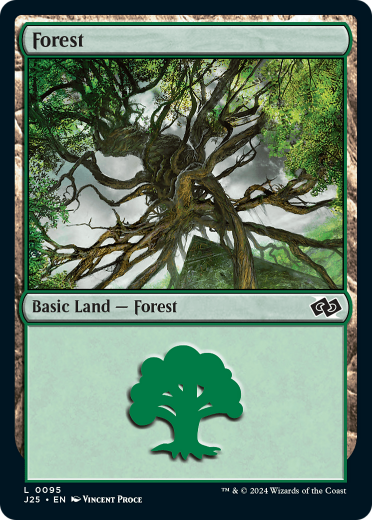 Forest (0095) (95) [Foundations Jumpstart] - Deck Out Gaming