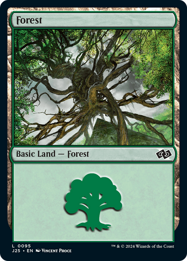 Forest (0095) (95) [Foundations Jumpstart] - Deck Out Gaming