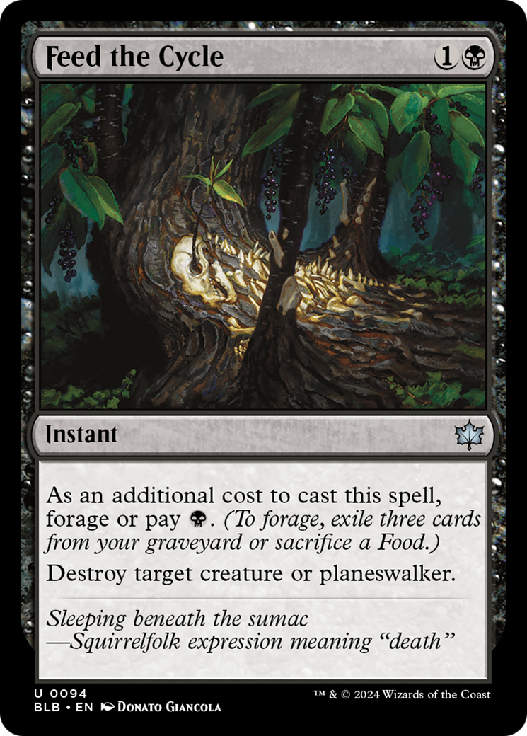 Feed the Cycle (94) [Bloomburrow] - Deck Out Gaming