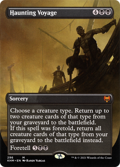 Haunting Voyage (Borderless) (296) [Kaldheim] foil - Deck Out Gaming