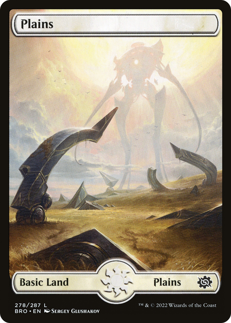 Plains (278) - Full Art (278) [The Brothers' War] - Deck Out Gaming