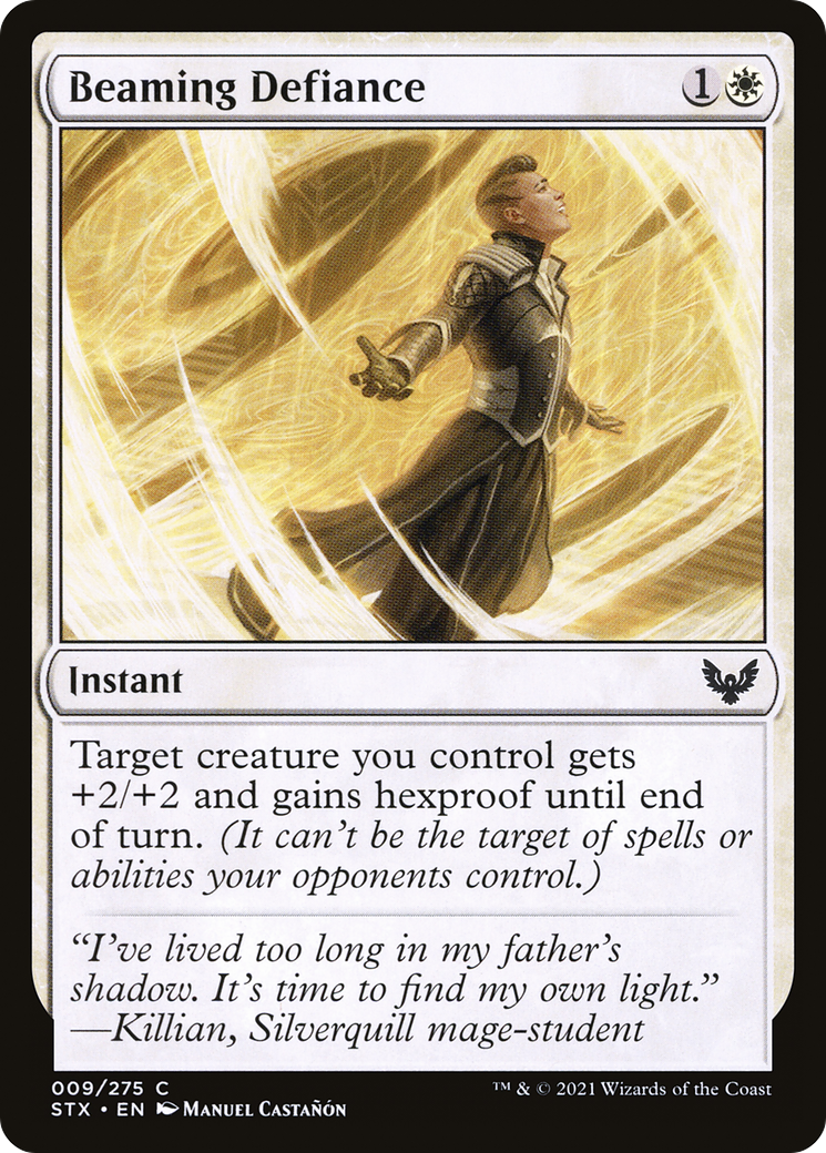 Beaming Defiance (9) [Strixhaven: School of Mages] - Deck Out Gaming