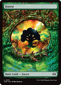 Forest (0291) (291) [Tarkir: Dragonstorm] foil - Deck Out Gaming