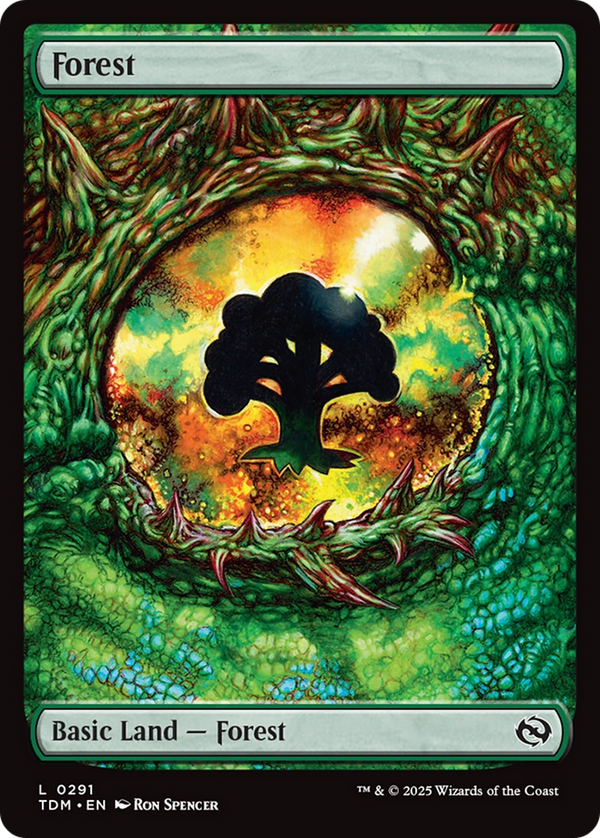Forest (0291) (291) [Tarkir: Dragonstorm] - Deck Out Gaming