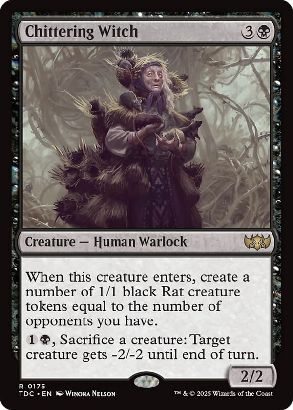 Chittering Witch (175) [Commander: Tarkir: Dragonstorm] - Deck Out Gaming
