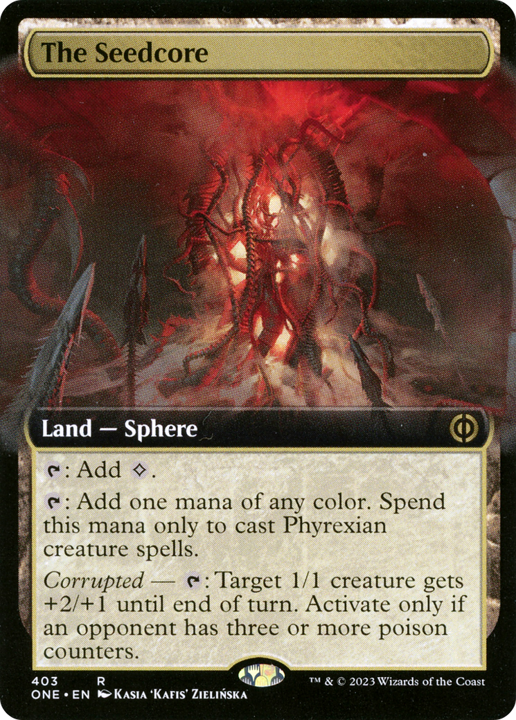 The Seedcore (Extended Art) (403) [Phyrexia: All Will Be One] - Deck Out Gaming