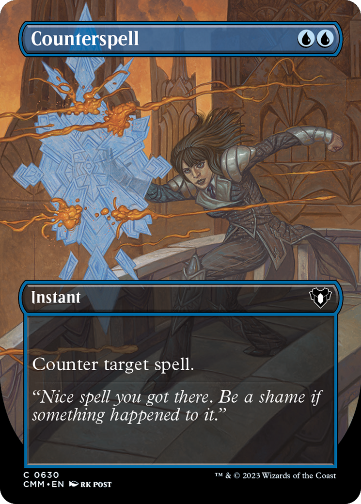 Counterspell (Borderless) (630) [Commander Masters] - Deck Out Gaming