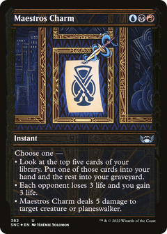 Maestros Charm (Gilded Foil) (382) [Streets of New Capenna] foil - Deck Out Gaming