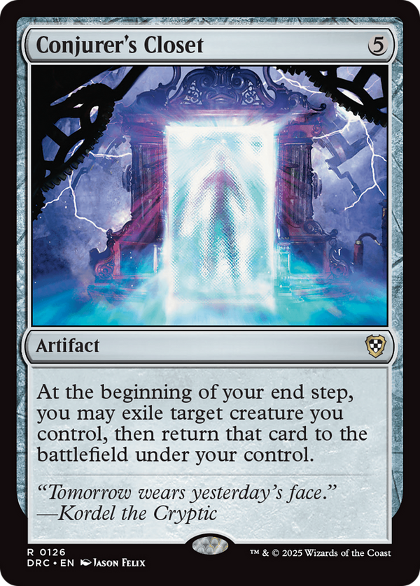 Conjurer's Closet (126) [Commander: Aetherdrift] - Deck Out Gaming