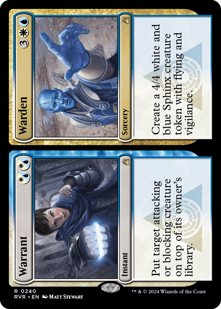 Warrant // Warden (240) [Ravnica Remastered] - Deck Out Gaming
