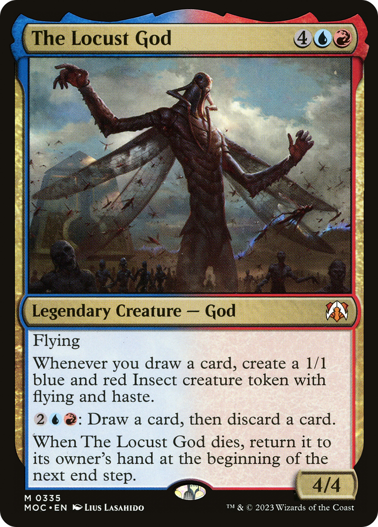 The Locust God (335) [March of the Machine Commander] - Deck Out Gaming