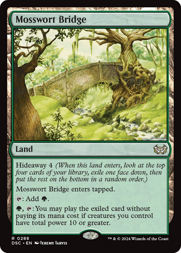 Mosswort Bridge (288) [Duskmourn: House of Horror Commander] - Deck Out Gaming