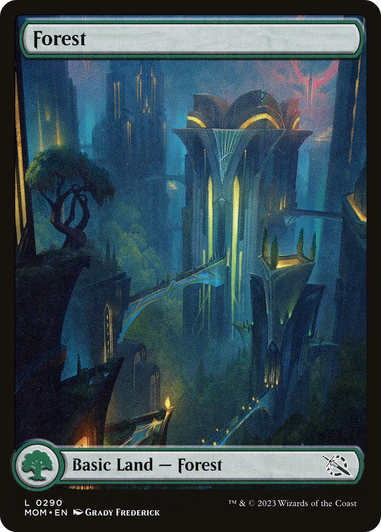 Forest (0290) (290) [March of the Machine] foil - Deck Out Gaming