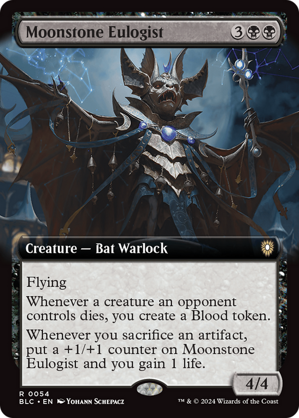 Moonstone Eulogist (Extended Art) (54) [Bloomburrow Commander] - Deck Out Gaming
