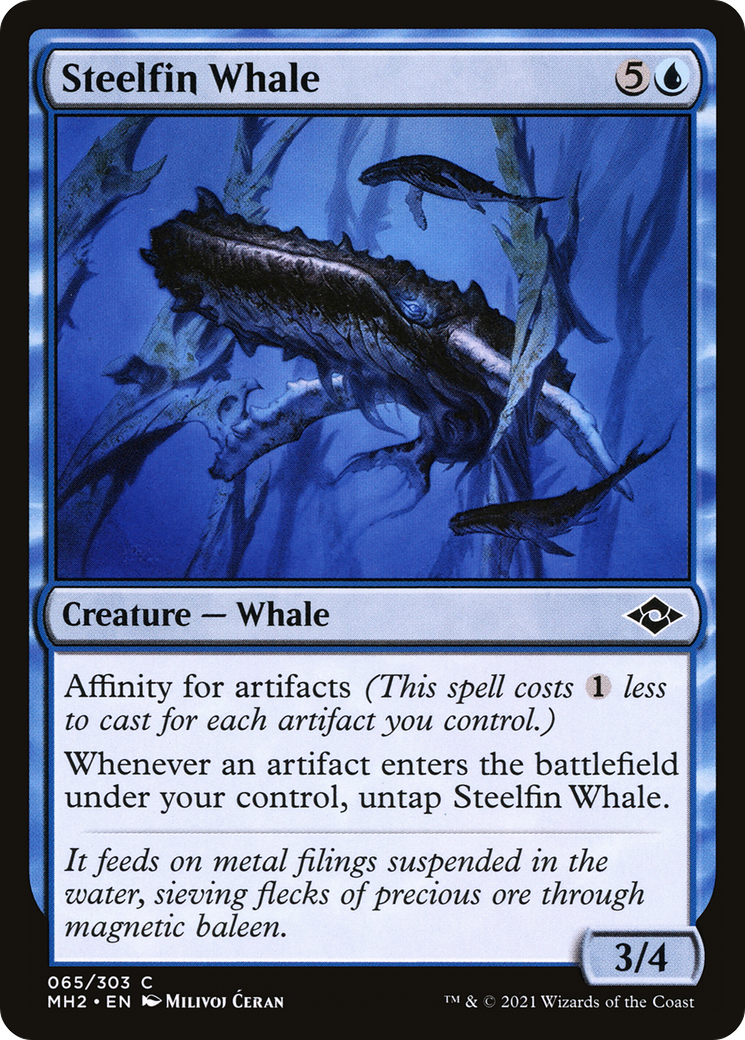 Steelfin Whale (65) [Modern Horizons 2] - Deck Out Gaming