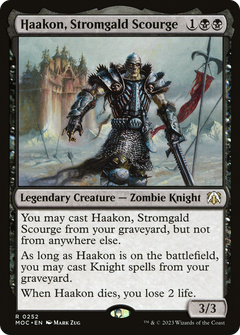 Haakon, Stromgald Scourge (252) [March of the Machine Commander] - Deck Out Gaming