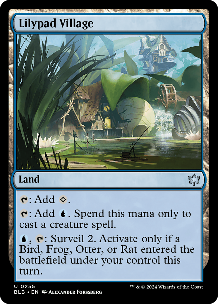 Lilypad Village (255) [Bloomburrow] - Deck Out Gaming