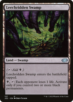 Leechridden Swamp (137) [Jumpstart 2022] - Deck Out Gaming