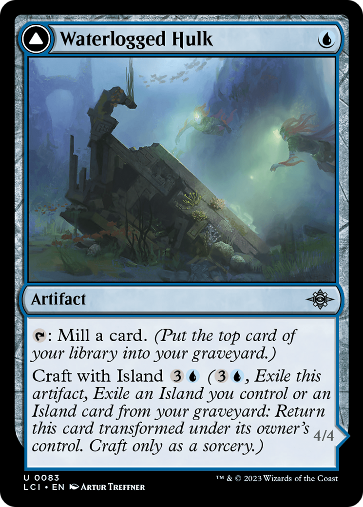 Waterlogged Hulk (83) [The Lost Caverns of Ixalan] - Deck Out Gaming