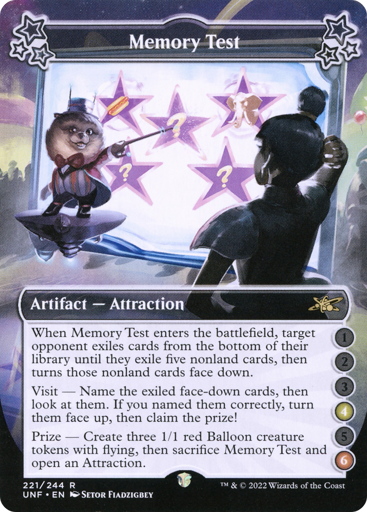 Memory Test (4-6) (221) [Unfinity] - Deck Out Gaming
