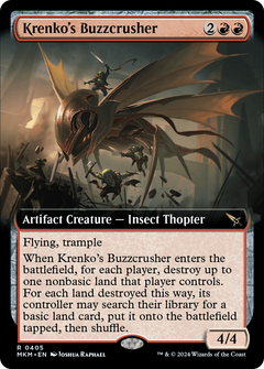 Krenko's Buzzcrusher (Extended Art) (405) [Murders at Karlov Manor] - Deck Out Gaming
