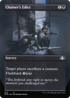 Chainer's Edict (Borderless) (425) [Dominaria Remastered] - Deck Out Gaming