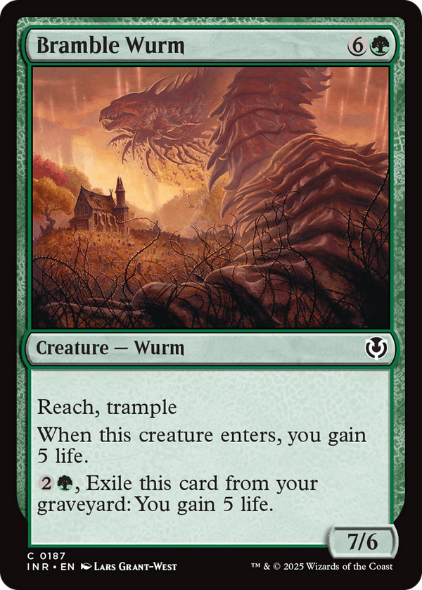 Bramble Wurm (187) [Innistrad Remastered] foil - Deck Out Gaming
