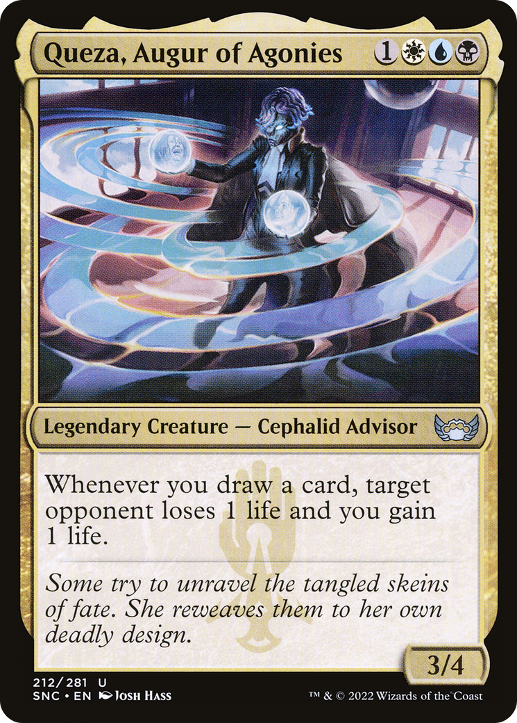 Queza, Augur of Agonies (212) [Streets of New Capenna] foil - Deck Out Gaming