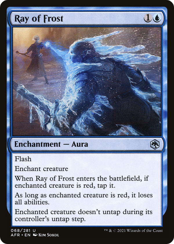 Ray of Frost (68) [Adventures in the Forgotten Realms] foil - Deck Out Gaming