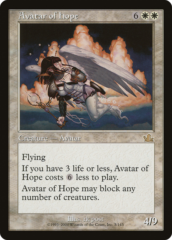 Avatar of Hope (3) [Prophecy] foil - Deck Out Gaming