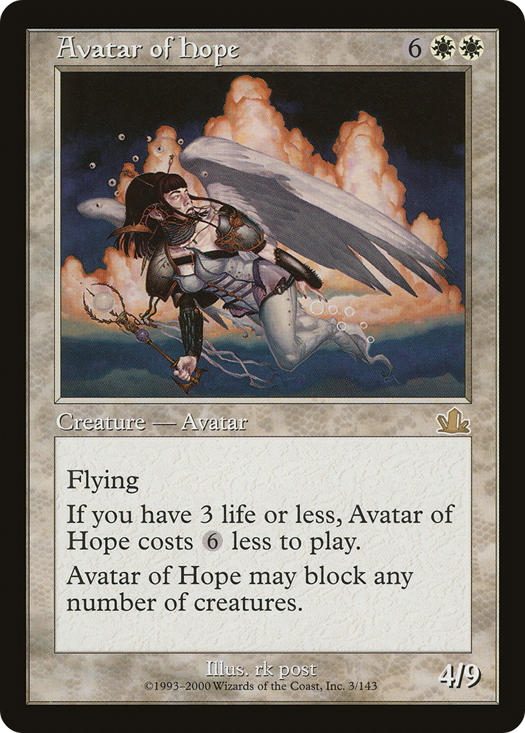 Avatar of Hope (3) [Prophecy] foil - Deck Out Gaming