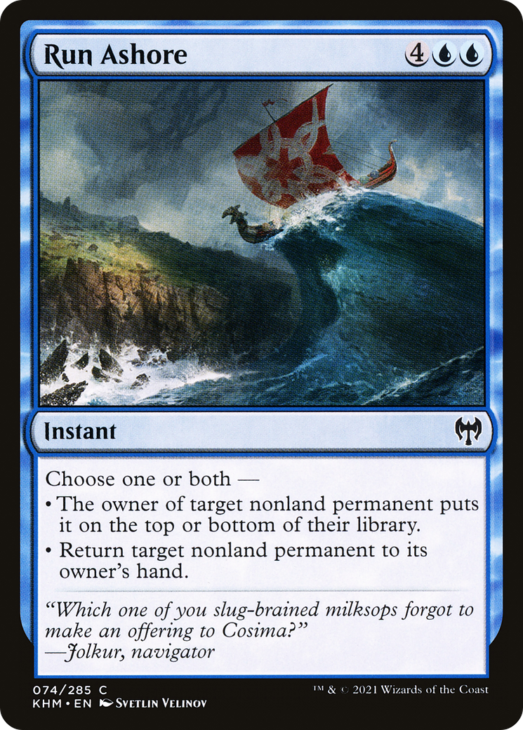 Run Ashore (74) [Kaldheim] foil - Deck Out Gaming