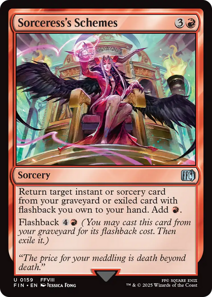 Sorceress's Schemes (159) [FINAL FANTASY] foil - Deck Out Gaming