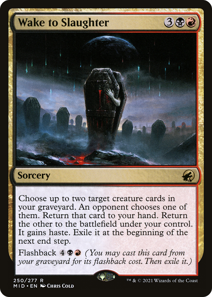 Wake to Slaughter (250) [Innistrad: Midnight Hunt] - Deck Out Gaming